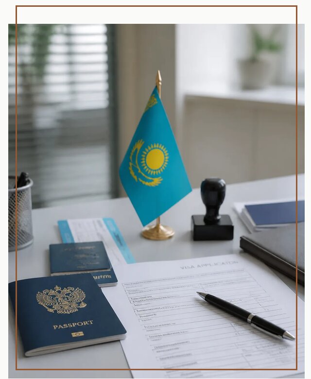 Оформление визы в Казахстан для поездки и работы в Острогожске