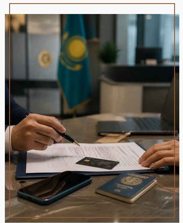 Открытие счета и банковской карты в Казахстане в Острогожске